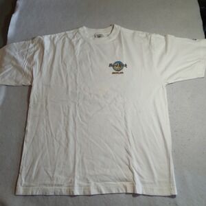 Vintage Hard Rock Cafe Berlin Heavy Tee Mens XL White Short Sleeve Graphic Shirt